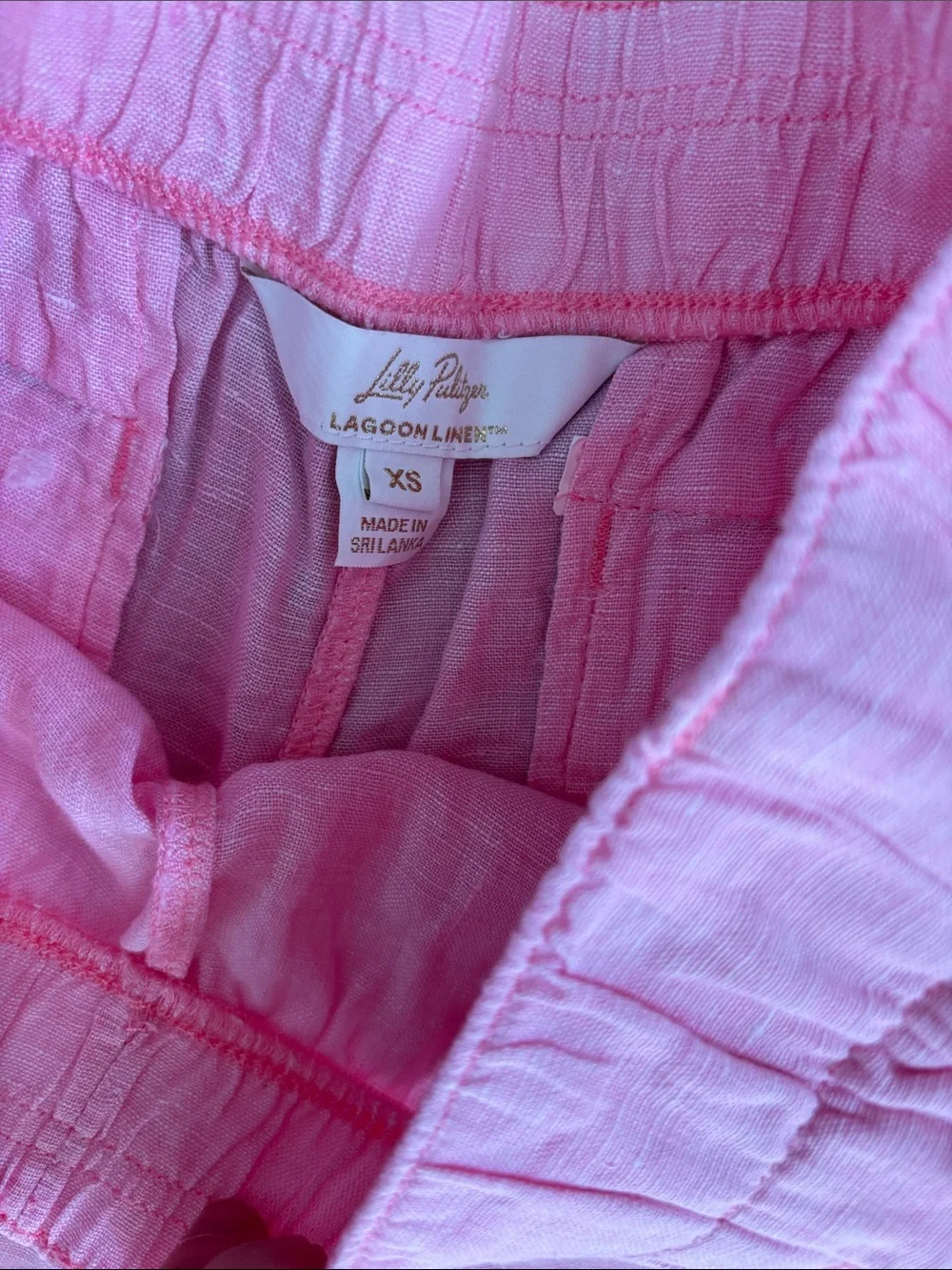 Lilly Pulitzer Lilo Linen light pink Shorts XS